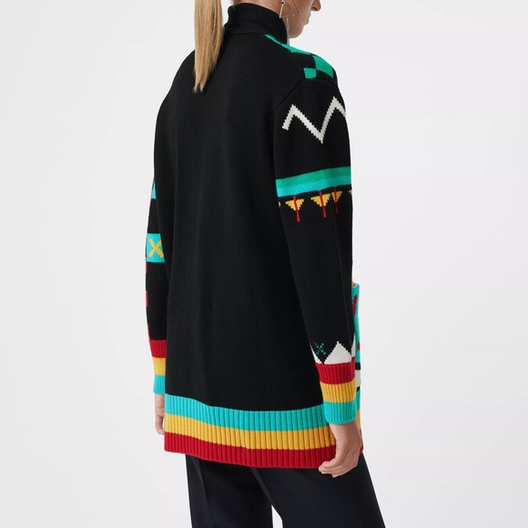 BURBERRY Intarsia-knit merino wool-blend - Picture 8 of 13